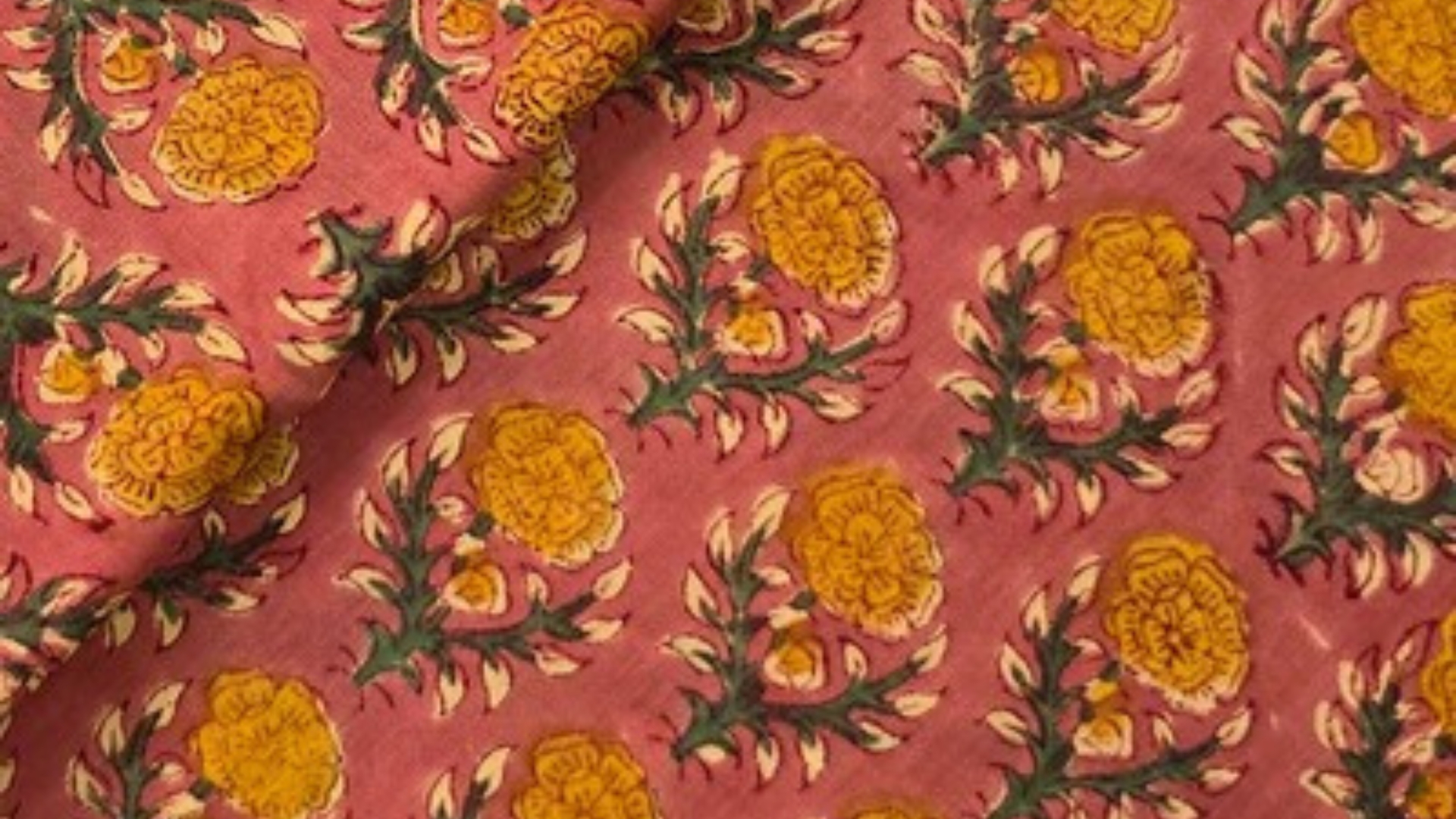 Orange Flower Motif